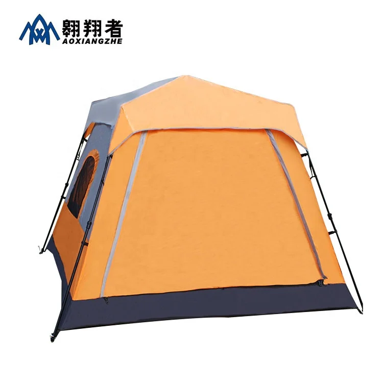 

aoxiangzhe orange New 6 person Large space automatic camping tent speed open automatic lazy outdoor tent