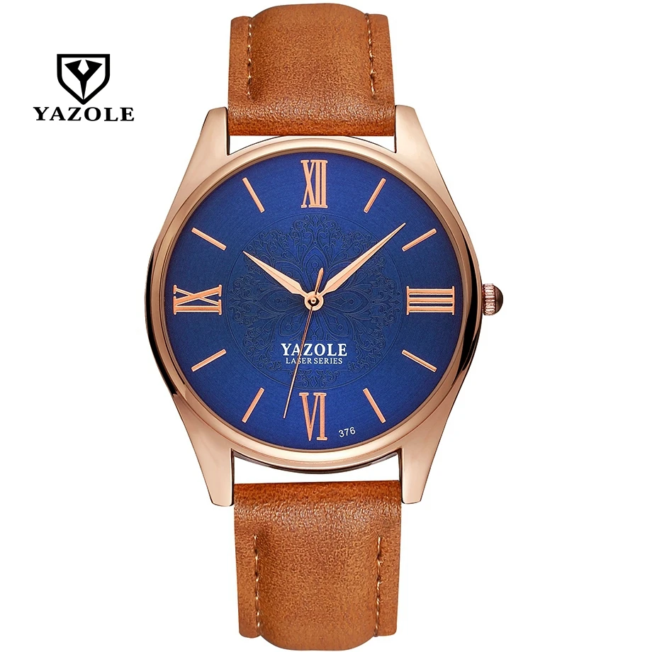 

376 Yazole Cheap China Factory Wholesale Mens watch Oem Logo custom watch, White dial