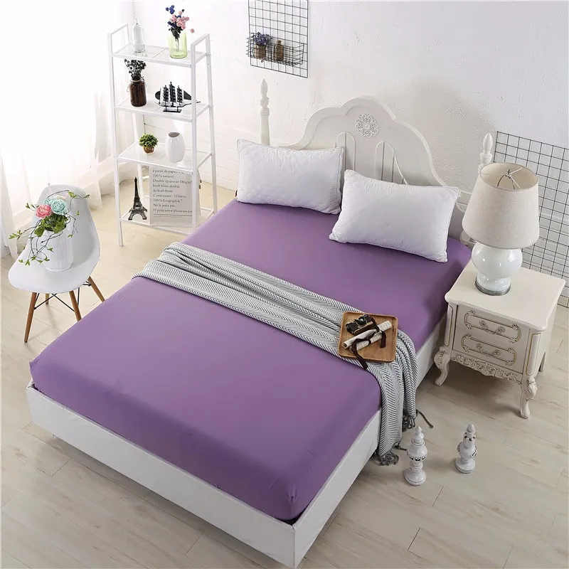 Home Textile Softfit Spandex Contour Fitted Bed Sheets Covers Mattress Cover Protector Kids