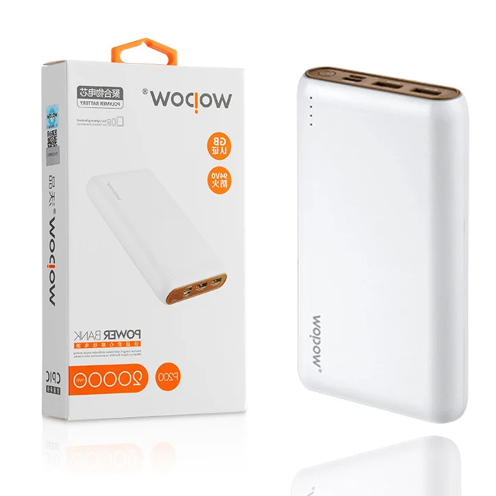 

2018 Hot Selling Slim High Quality Wopow P200 Power Bank 20000mah, N/a