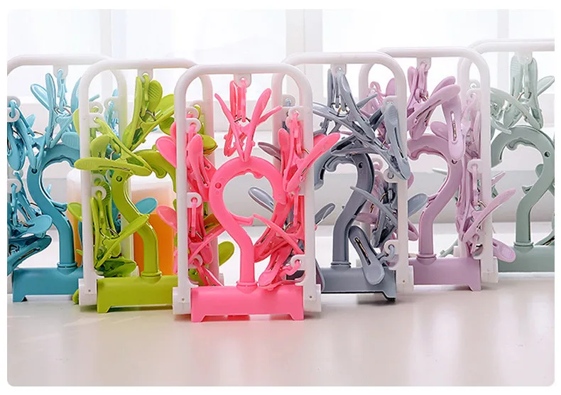 foldable plastic hangers clips pegs