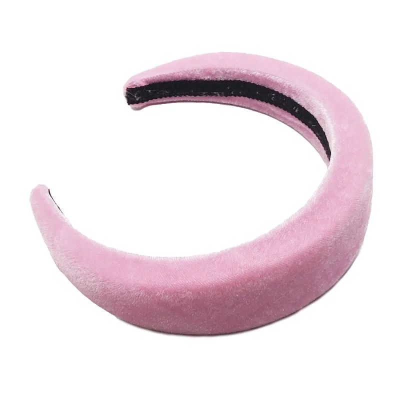 Plush Velvet Padded Headband Custom Shape Foam For Padded Headbands