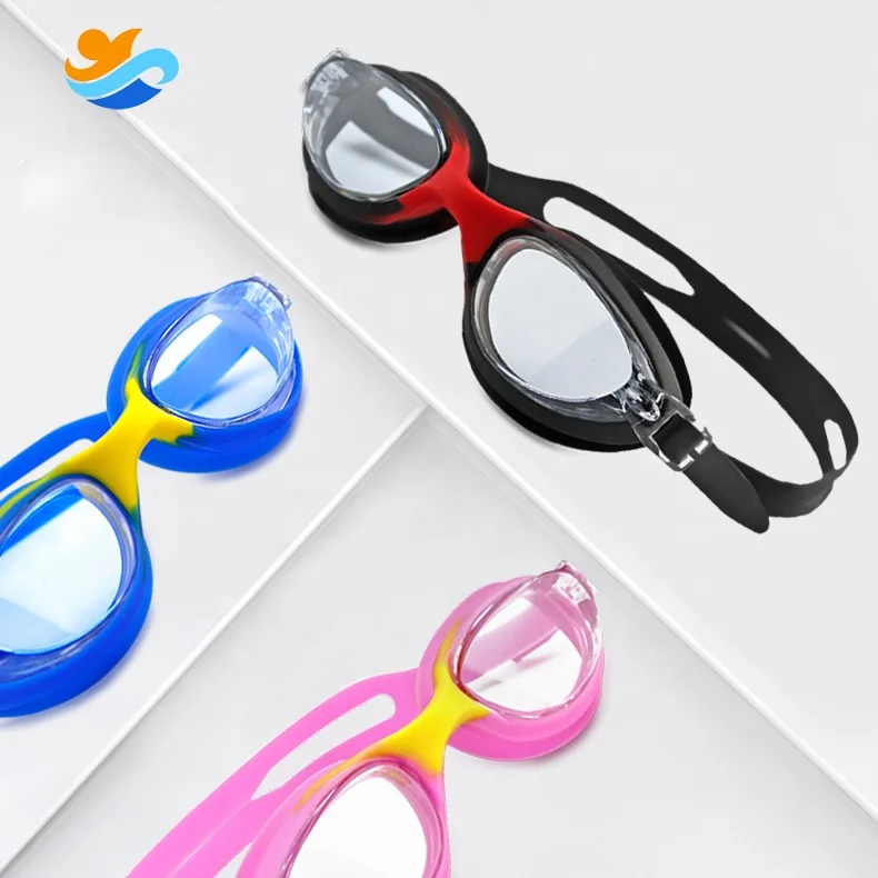 

Swimming Glasses Anti-fog Silicon Wwim Goggles for Kids Youth Training Equipment, Blue/pink/black