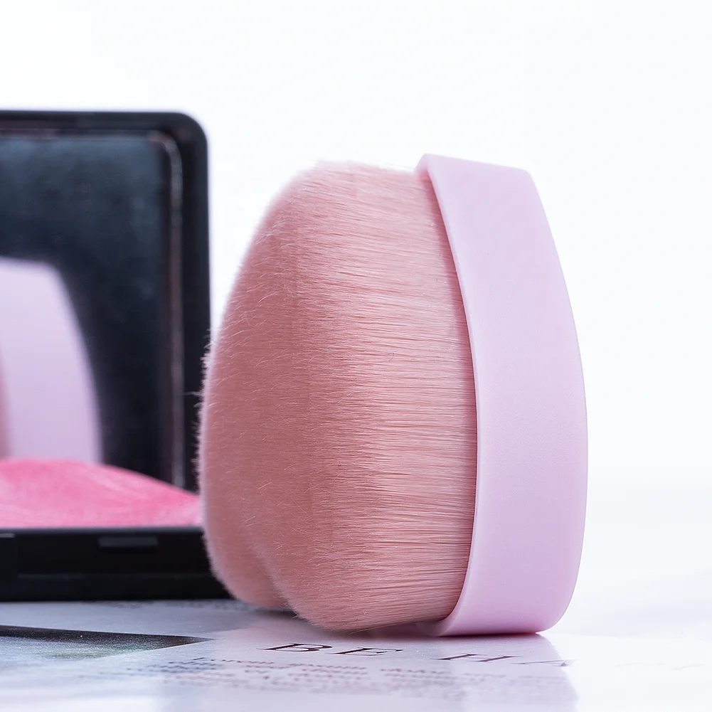 

2019 Custom Fresh Style Soft Fiber Hair Heart Shape Foundation Brush Makeup Set
