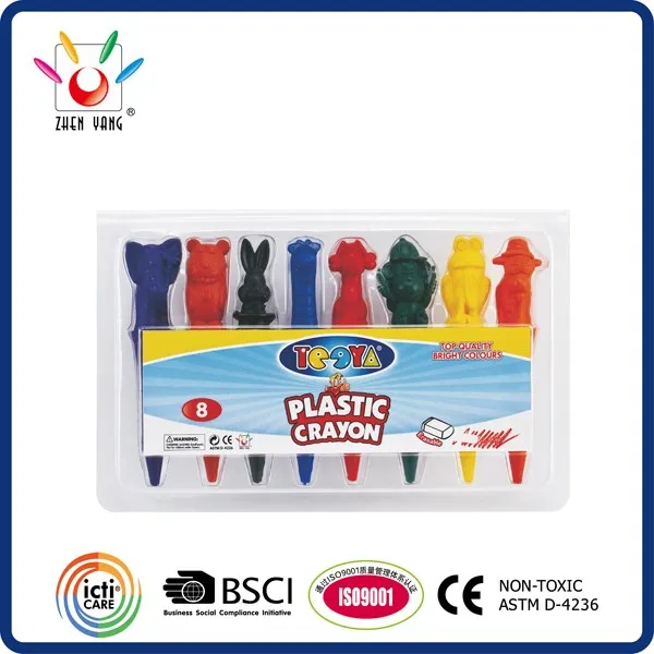 8 Color Animal Shaped Plastic Crayon In Clamshell Pack.jpg