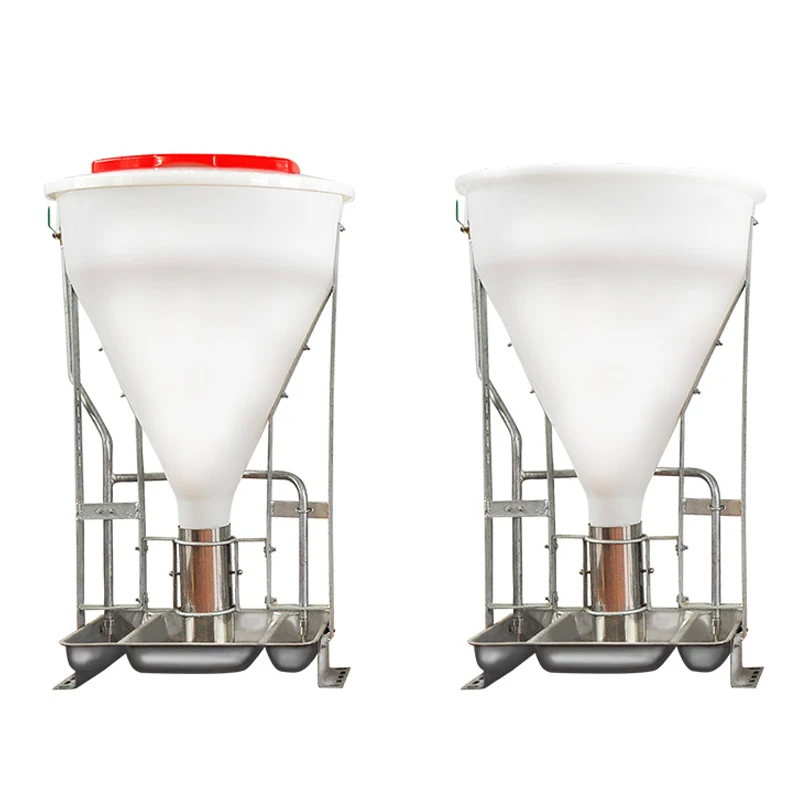 automatic pig feeder trough