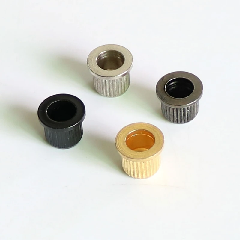 

Donlis spare parts 10mm Nickel Guitar String Ferrules in black gold colors