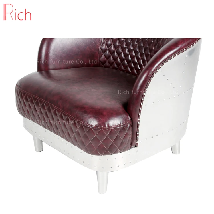 sofa chair vintage leather cover 