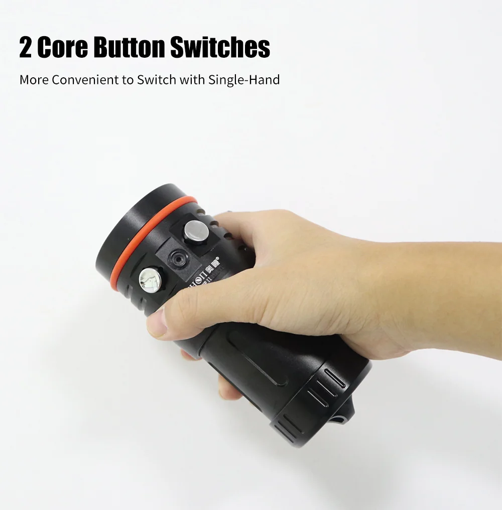 Archon W41VP II more than 4000LM LED Photography Video Scuba Diving Flashlight Torch
