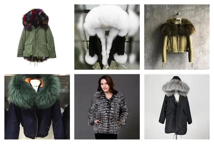 Women Winter Overcoat Whole Skin Real Fox Fur Long Natural Fox Fur Coat ...