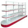 Double sided shelf supermarket display rack metal supermarket shelf