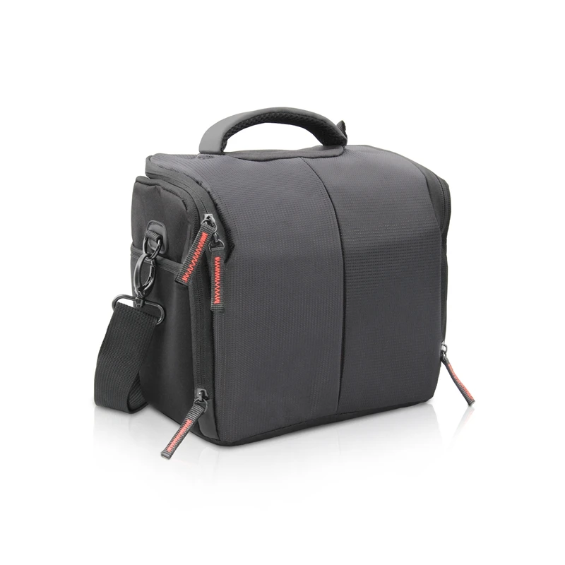 

FOSOTO Camera Case Bag Compatible for Nikon D3300 D3400 D5300 D5500 D5600 D7200 D7100 D500 D90 D60 D750 D810 D610, Black