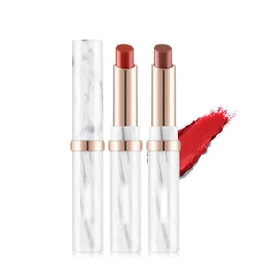 Private label marble matte waterproof mineral lipstick