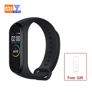 China Version 2019 newest Xiaomi Mi Band 4 Bracelet Heart Rate Fitness 135mAh Color Screen Blue tooth 5.0 Smart Miband 4