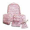 Hot Sale 5pcs Sets Custom Cheap Canvas Bookbags Pink Unicorn Backpack School Bags for kids Girls