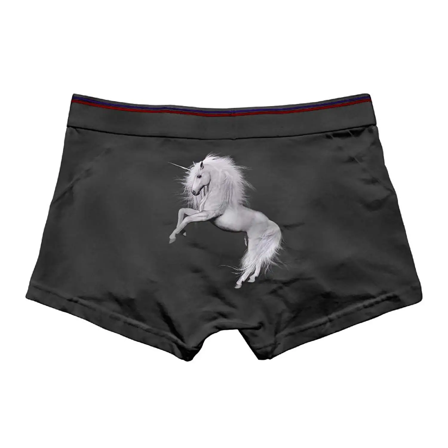 INTERESTPRINT Boys Unicorn 5T-2XL Pink Boxer Brief Underwear
