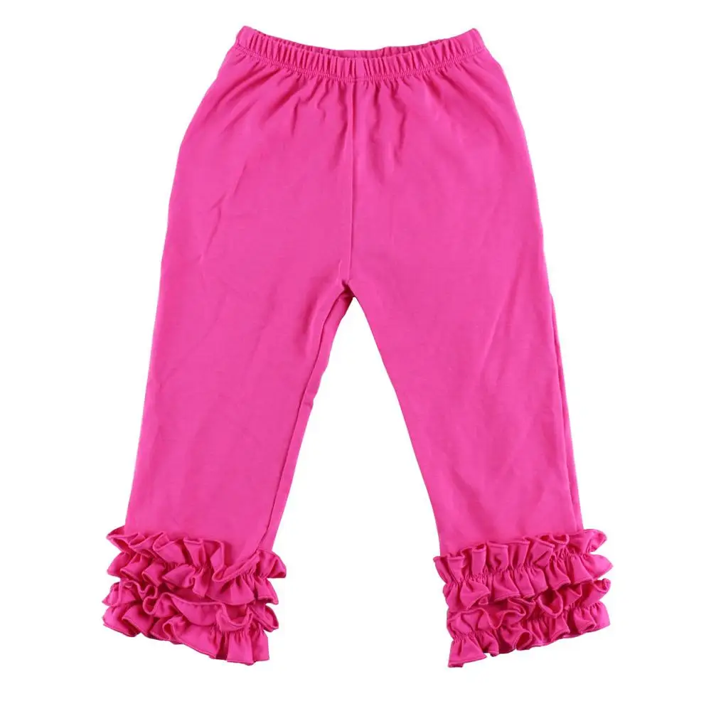 

Baby Girls Toddler's Solid Layered Double Ruffle Shorts Bottoms Pant, Many color can choose