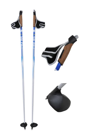 
high quality alum/carbon fiber touring ski poles nordic walking pole trekking pole 
