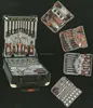 kraft 186pc hand tool kit tool set big trolley aluminum case 186 man use tools