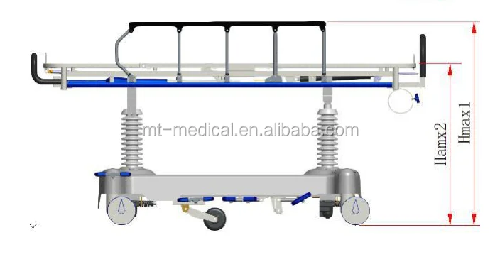 2018 new type popular hydraulic mobile hospital emergency patient stretcher