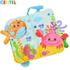 Soft Infant Books Kingtree Baby's First Non-Toxic Fabric Soft Cloth Book Rainbow Early Education Toys for Toddler