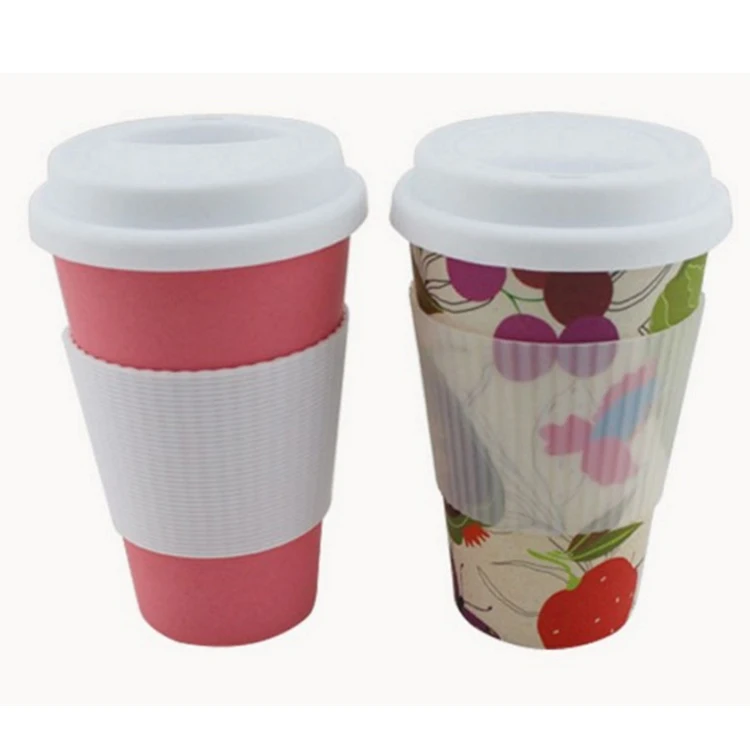 Wholesale Printed Free Sample Creative Custom Tea Bamboo Coffee Travel Mug