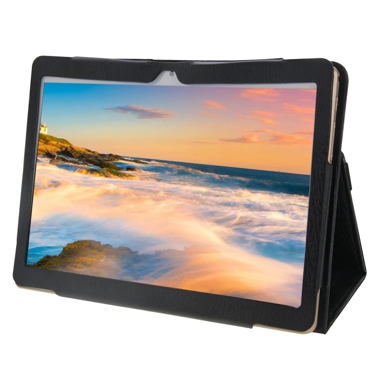 High quality 4G Phone Call Tablet PC 10.1 inch 2GB 32GB Support Google Play Dual SIM with Random Color Delivery Leather Case
