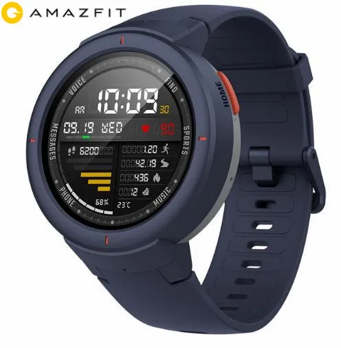 

Global Version Xiaomi Huami AMAZFIT Verge 3 GPS Smart Watch AMOLED Screen Heart Rate Monitor