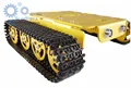 T200 golden aluminum alloy tracked robot chassis Tank toy car obstacle avoidance robot intelligent remote control