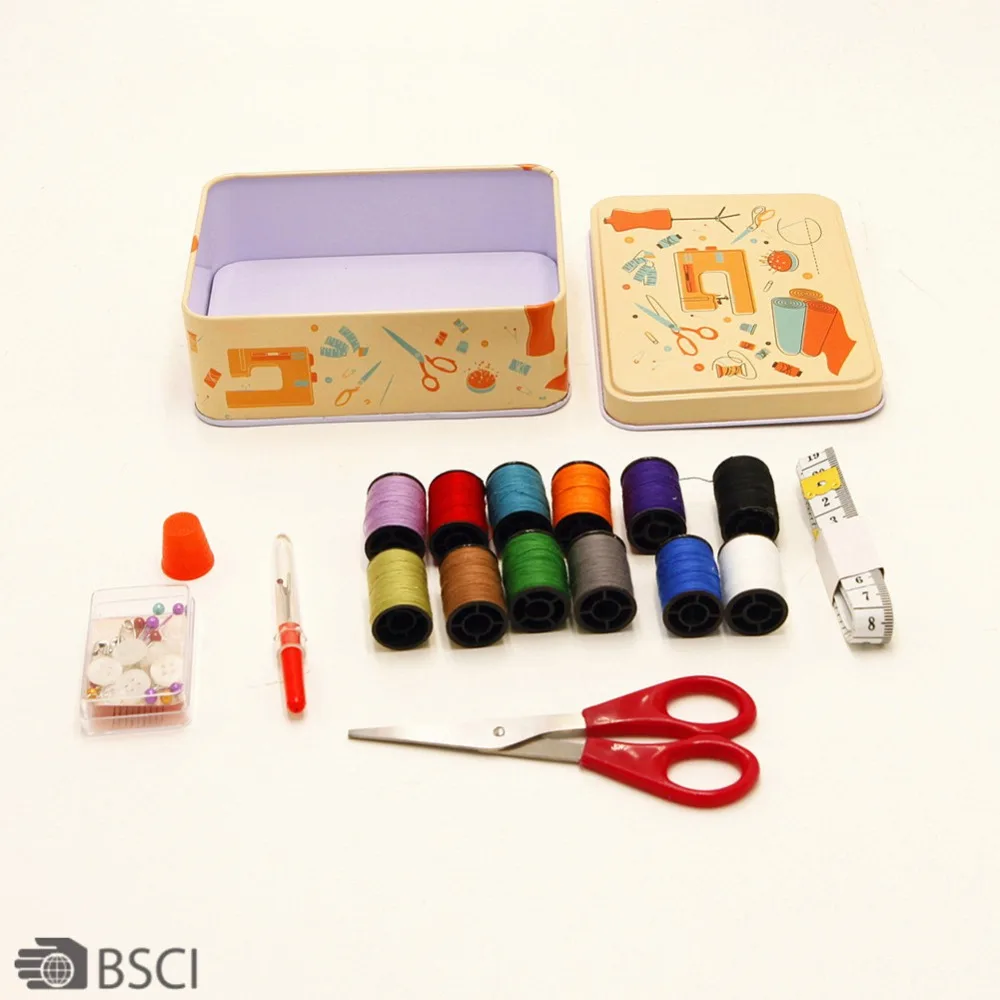 D&d Metal Tin Box Accessories Home & Travelling Mini Sewing Kit Buy