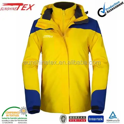 wholesale plus size mens outdoor life 3 in 1 hiking jacket