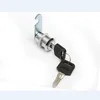 HS102 high quality zinc alloy housing and cylinder cabinet disc cam lock of plastic round coin box