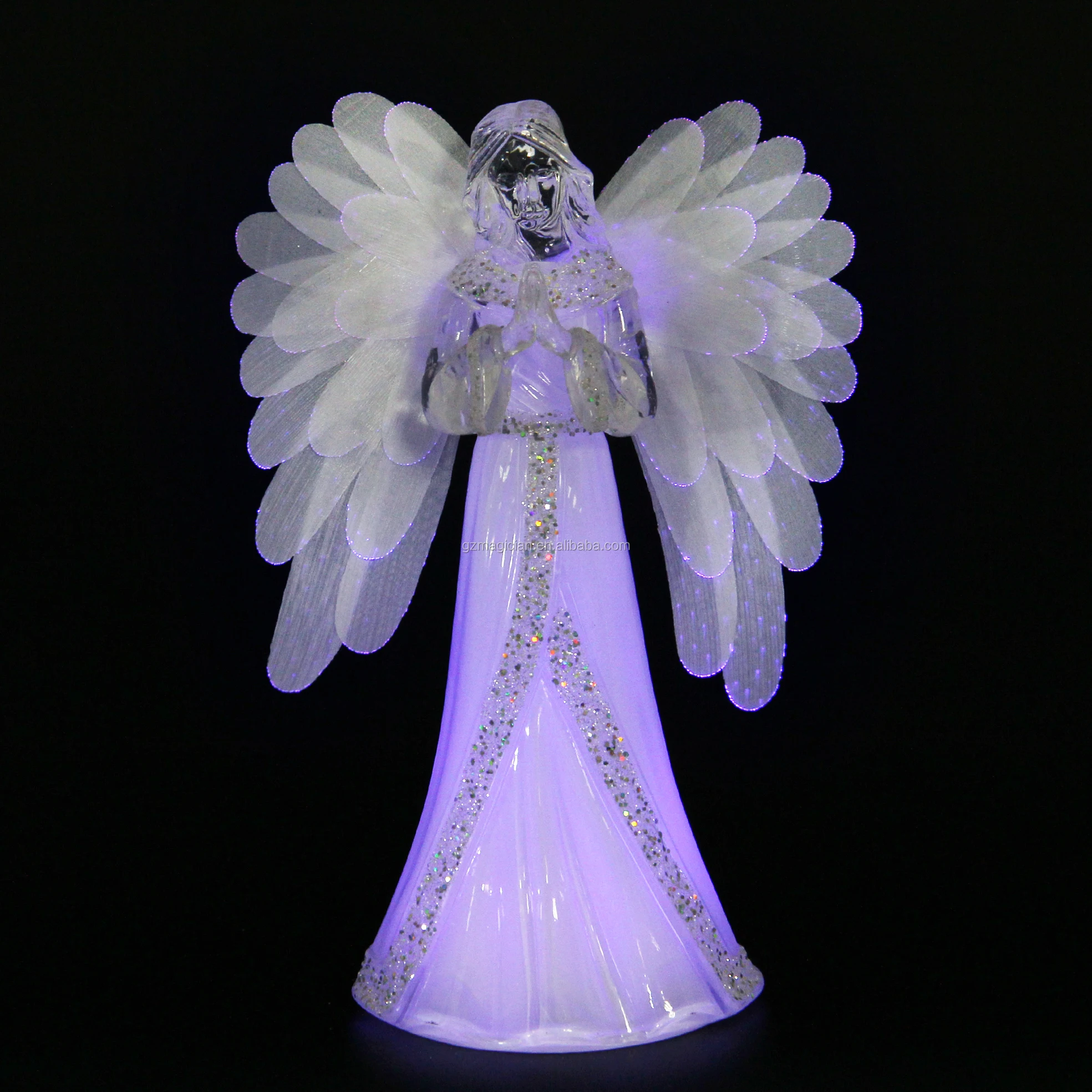 
colorful led angel ornament art decor international wholesale chinese products 