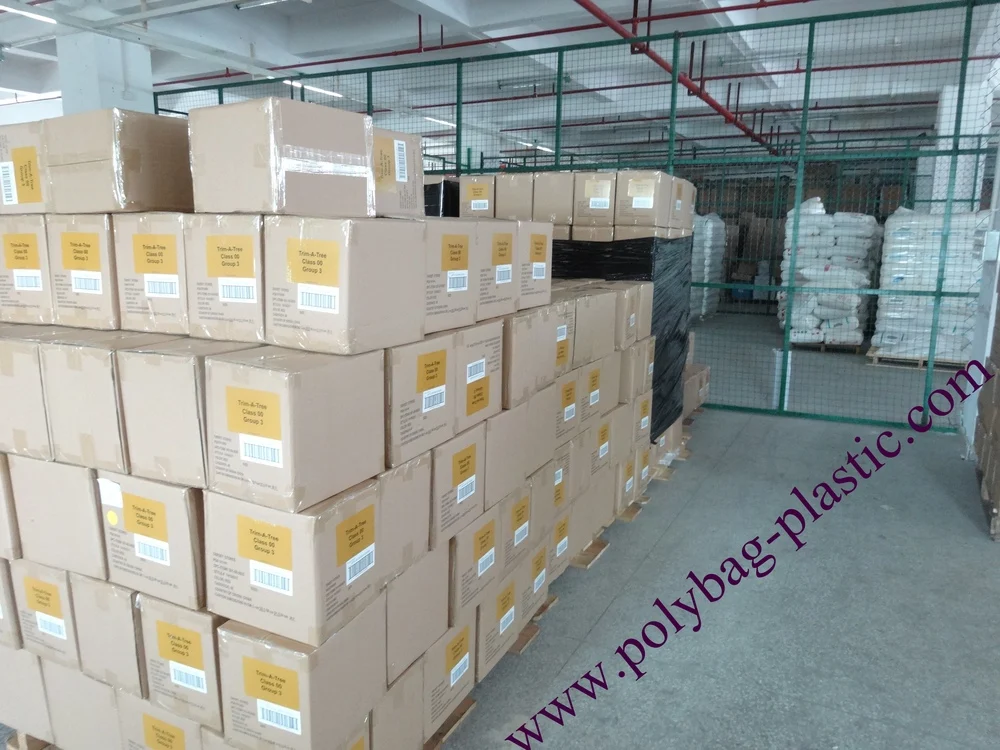 printed plastic wicket bag