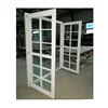 white stain pine timber wooden window with grill design