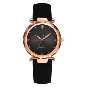 2019 Best Selling Fashion Women Leather Watch Casual Luxury Ladies Quartz Watch Gift Clock Relogio Feminino Drop Shipping