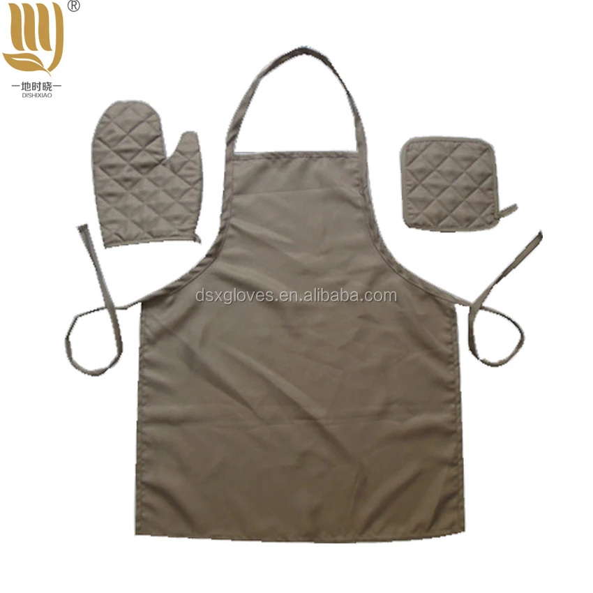 Cute Kids Apron Set Kitchen Apron And Glove For Cooking Buy Kids