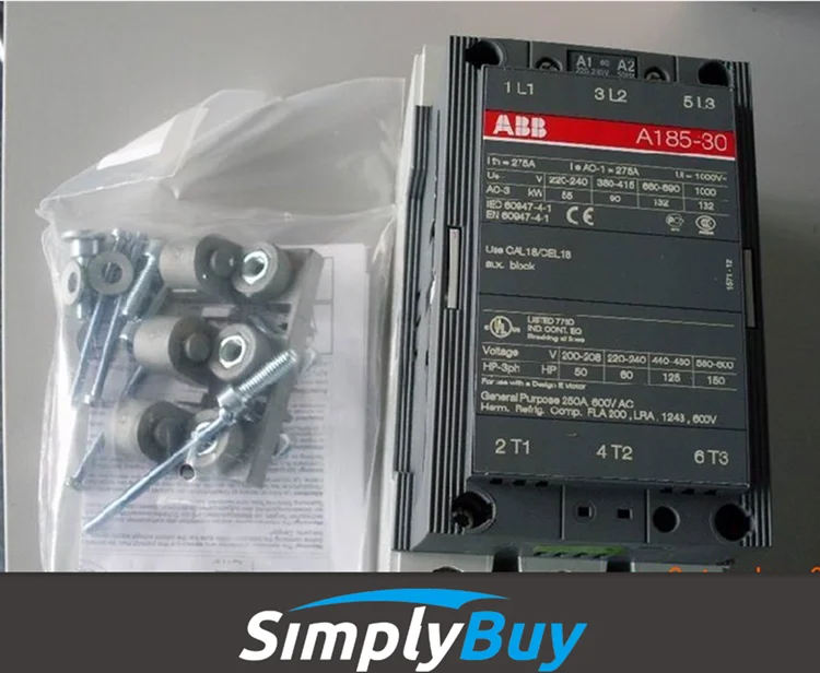 ABB Contactor Af300-30 20-60vdc Coil 400a 600v for sale online 