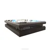 White sound proof aluminium vertical sliding ventilation top smart glass windows