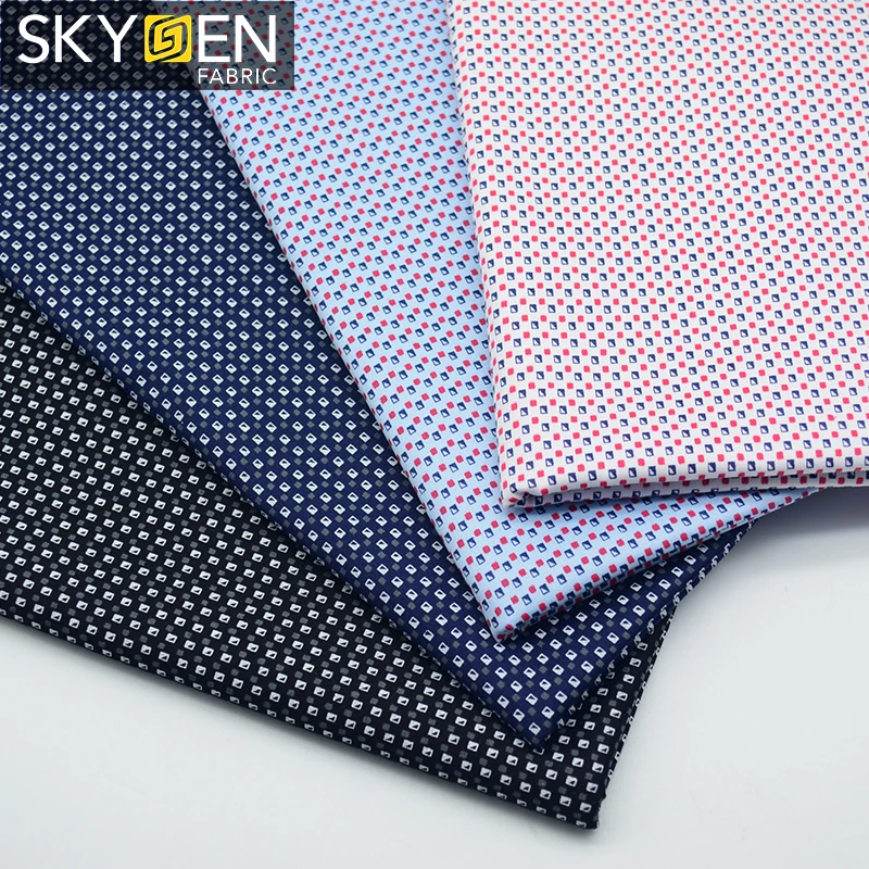 Skygen 100% cotton printed dubai shirt fabric, wholesale international fabric