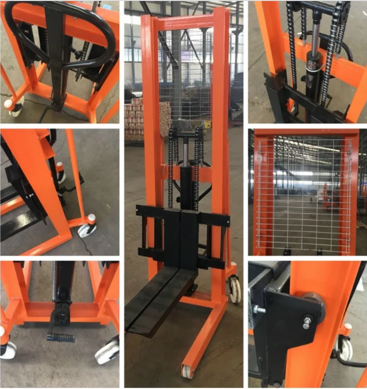 Hydraulic hand operated forklift manual lifter forklift, View hydraulic