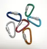 Custom d shape carabiner with keychain bulk