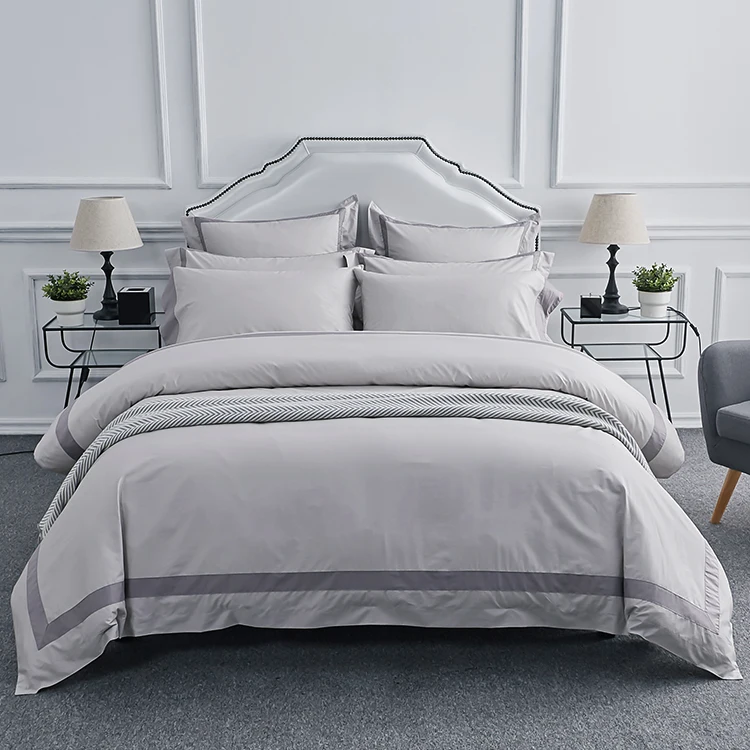 Wholesale White Ritz Carlton 5 Star Hotel Brand Linen Hotel Bed Linen