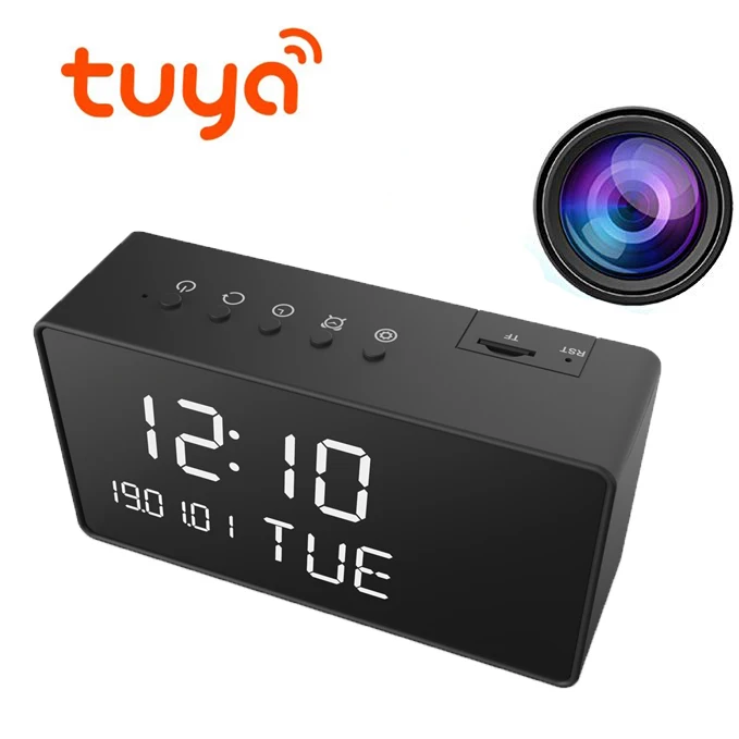 Tuya Smart Life Spy Hidden Camera Clock With Nz01 Buy Desk