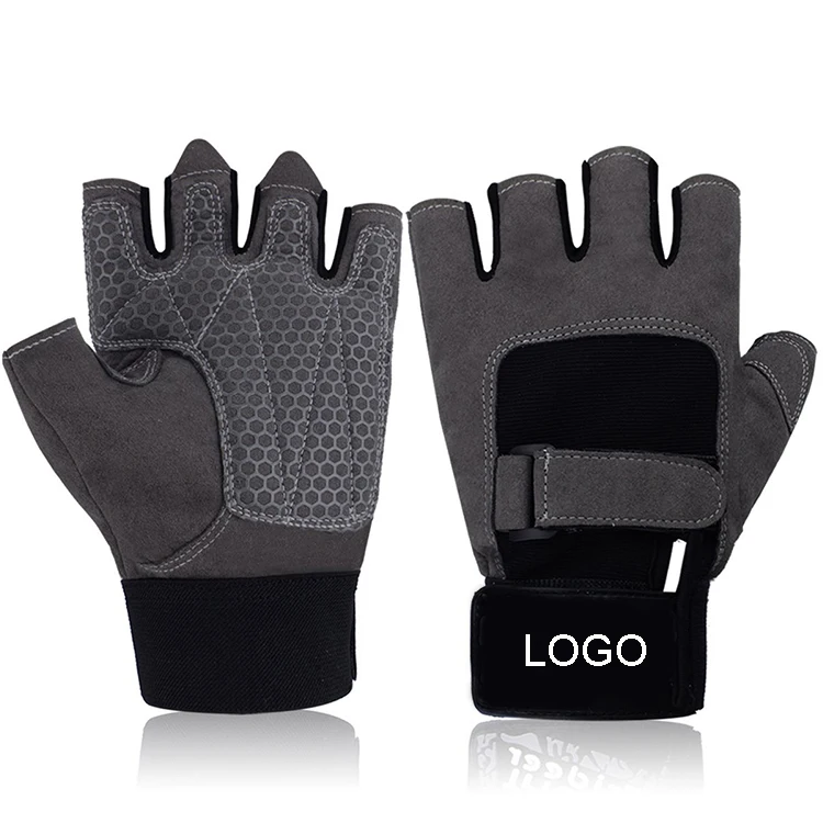 

New Fashion Wholesale Custom Power Lifting Gloves, Black;grey