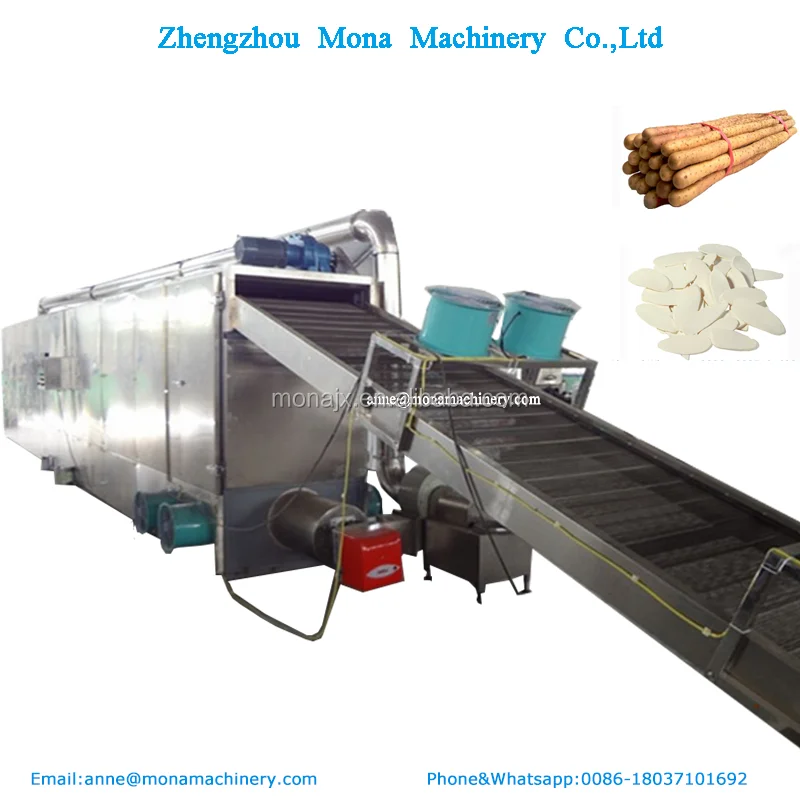 Continuous Mesh Belt Conveyor Dryer For Fruit And Vegetable Drying