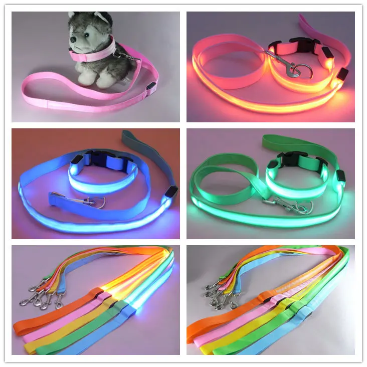 Wholesale Adjustable Reflective Light Up Waterproof Pvc Custom Led Pet