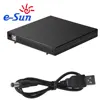 E-SUN Ultra slim 12.7mm external dvd case usb2.0 SATA optical drive enclosure CD RW caddy