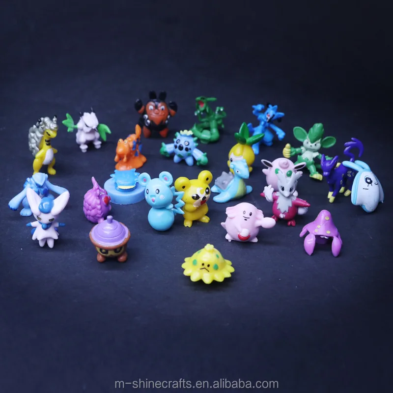 (wholesale) Cheapest High Quality 2-3cm 144 Pvc Mini Poke Mon Action ...