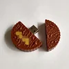 Compact size novelty memory sticks food shape pvc usb flash drive manufacturers cookie shape usb stick